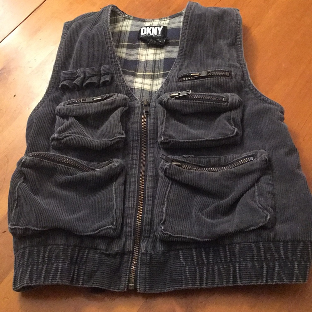 DKNY corduroy unisex vest